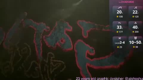 Snapshot of 1000and1nights_ chatting on June 14, 3:58 pm Aishe online show from June 14, 3:58 pm