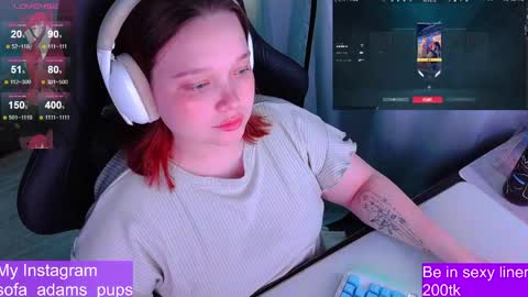 Snapshot of _sofia_adam_ chatting on April 21, 7:58 am pups online show from April 21, 7:58 am