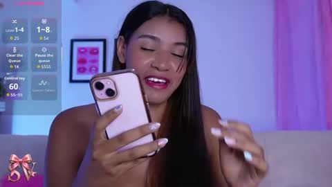 Snapshot of _sweet_vict0ria1 chatting on August 1, 2:55 am 0900 p.m a 0500 a.m Colombia time UTC -5 online show from August 1, 2:55 am
