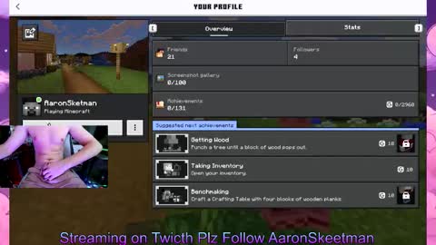 Aaron Skeetman online show from November 21, 9:08 am