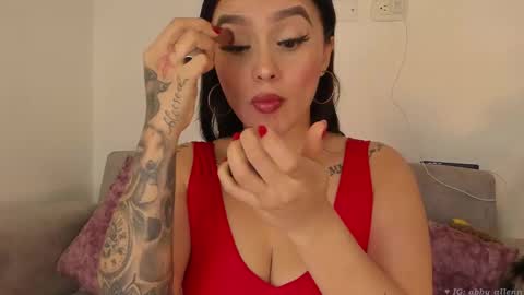 Snapshot of abbey_allen chatting on February 21, 11:43 pm Abbey IG abby allenn 04 December Online at I will be on vacation dont forget me See you soon online show from February 21, 11:43 pm