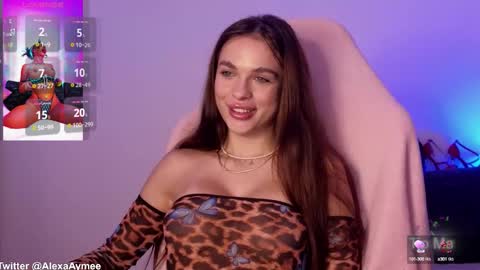 Snapshot of alexaaimee chatting on October 23, 12:10 am Alexa online show from October 23, 12:10 am