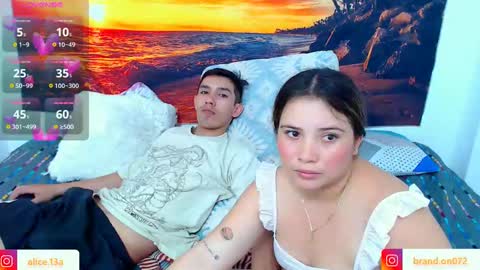 Snapshot of alicia_and_brandon chatting on January 22, 11:10 pm CATALINA Y ANDRES online show from January 22, 11:10 pm