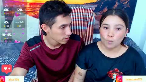 Snapshot of alicia_and_brandon chatting on February 11, 9:14 pm CATALINA Y ANDRES online show from February 11, 9:14 pm