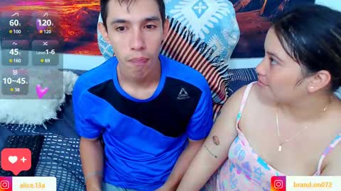 Snapshot of alicia_and_brandon chatting on February 12, 4:11 pm CATALINA Y ANDRES online show from February 12, 4:11 pm