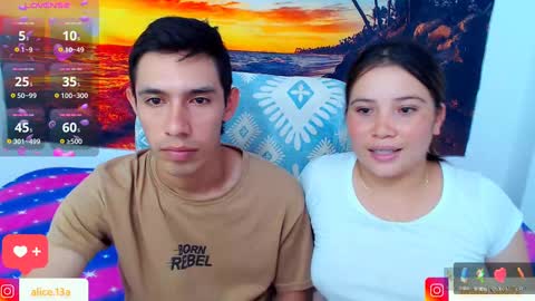 Snapshot of alicia_and_brandon chatting on February 19, 10:42 pm CATALINA Y ANDRES online show from February 19, 10:42 pm