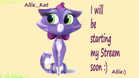 Snapshot of allie__kat chatting on May 30, 6:49 pm Allie online show from May 30, 6:49 pm