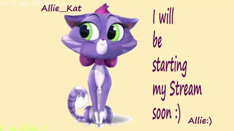 Allie online show from July 26, 2:02 pm