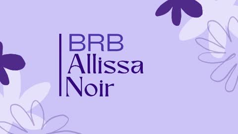 Snapshot of allissa_noir chatting on June 30, 2:23 am Allissa online show from June 30, 2:23 am
