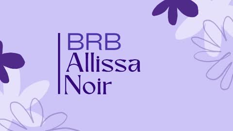 Snapshot of allissa_noir chatting on July 14, 10:21 am Allissa online show from July 14, 10:21 am
