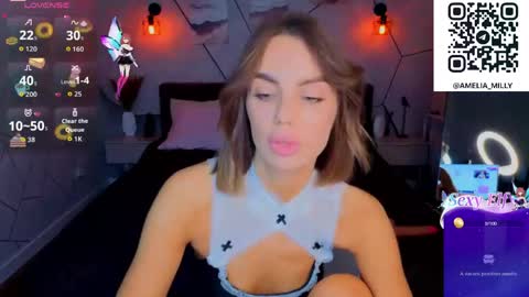 Snapshot of amelia_milly chatting on May 29, 1:25 am amelia online show from May 29, 1:25 am