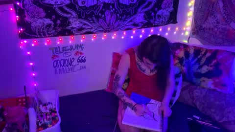 Snapshot of analove_666 chatting on January 19, 5:00 am AnaLove online show from January 19, 5:00 am