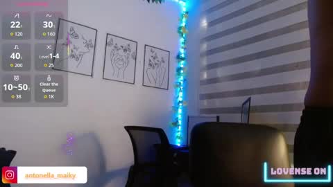 Snapshot of antonella_maiky chatting on May 28, 9:12 pm Antonella Maiky online show from May 28, 9:12 pm