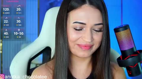 Snapshot of anutka_chocolatee chatting on April 22, 7:33 am Anna online show from April 22, 7:33 am