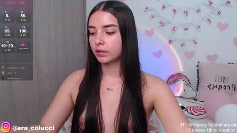 Snapshot of aratna_coluccii chatting on February 18, 7:10 am Aratna my dream 3000 tokens online show from February 18, 7:10 am