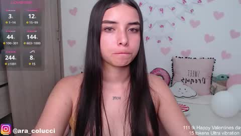 Snapshot of aratna_coluccii chatting on February 23, 7:00 am Aratna my dream 3000 tokens online show from February 23, 7:00 am