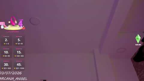 Snapshot of arcana_angel chatting on July 3, 10:38 pm Angel online show from July 3, 10:38 pm