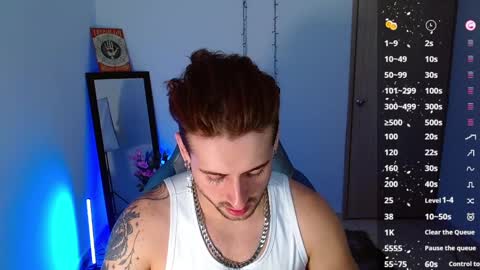 Snapshot of ares_blue chatting on February 1, 11:43 am ares blue online show from February 1, 11:43 am