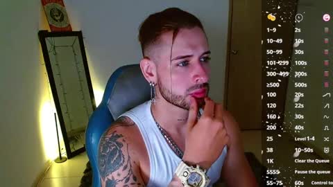 Snapshot of ares_blue chatting on February 11, 11:10 am ares blue online show from February 11, 11:10 am