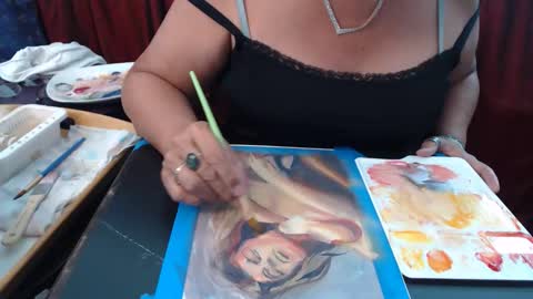 Snapshot of artsy_bubble chatting on May 21, 5:42 pm Barb Ross online show from May 21, 5:42 pm