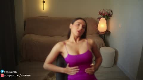 Snapshot of asensse chatting on May 15, 10:55 am Call me Ann online show from May 15, 10:55 am