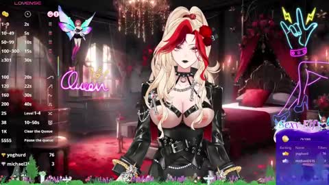 Snapshot of ashleyqueenhentai chatting on May 9, 7:30 pm Ashley online show from May 9, 7:30 pm