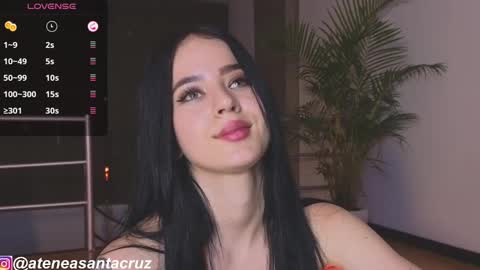 Snapshot of ateneasantacruz chatting on December 7, 11:34 pm Atenea  online show from December 7, 11:34 pm