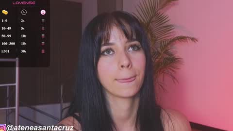 Snapshot of ateneasantacruz chatting on January 23, 4:41 am Atenea  online show from January 23, 4:41 am