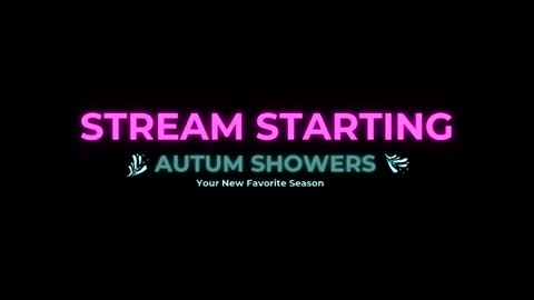 Autum Showers online show from March 30, 12:00 am