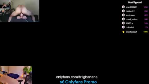 b1gbanana online show from February 19, 8:10 pm