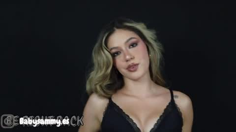 Snapshot of baby_sammyy chatting on May 28, 8:06 pm Baby Sammyy online show from May 28, 8:06 pm