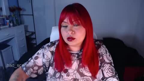 Snapshot of bad_scarlett1 chatting on April 25, 11:57 pm Scarlett online show from April 25, 11:57 pm