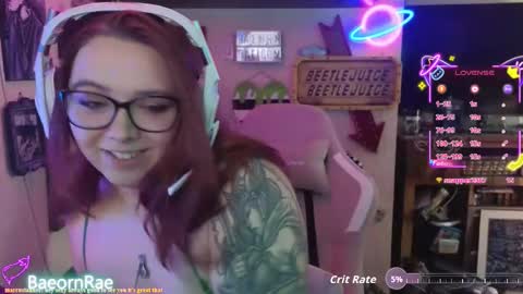 Snapshot of baeornrae chatting on February 27, 8:20 pm Baeorn Rae online show from February 27, 8:20 pm