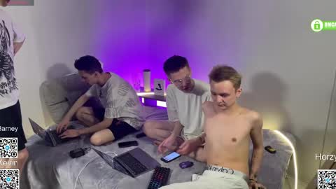 Fansly  Barney  and Kevin T  online show from February 22, 7:03 pm