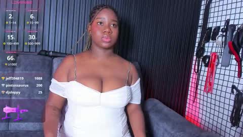 Snapshot of bdsm_ebony chatting on February 15, 6:10 am Tanisha online show from February 15, 6:10 am