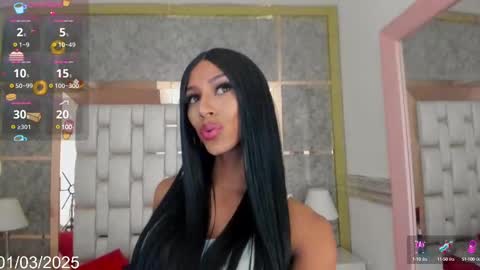 Snapshot of blackbeauty_ts chatting on March 1, 2:13 pm Nina online show from March 1, 2:13 pm