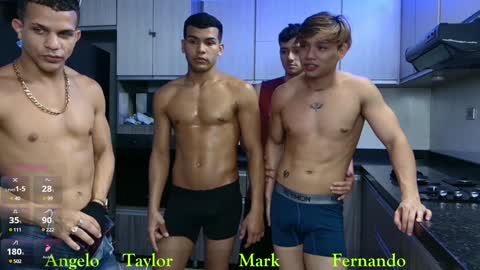 Snapshot of boysgang_sex chatting on December 31, 2:47 pm Angelo Mark Fernando Taylor online show from December 31, 2:47 pm