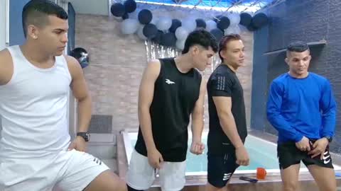 Snapshot of boysgang_sex chatting on September 13, 11:43 am Angelo Mark Fernando Taylor online show from September 13, 11:43 am