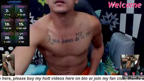 Snapshot of brunocuttie94 chatting on February 15, 2:36 pm Join my fan club here 150 tokens a month online show from February 15, 2:36 pm