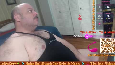 Snapshot of bullmusclejoe chatting on December 11, 2:52 am BullMuscleJoe online show from December 11, 2:52 am