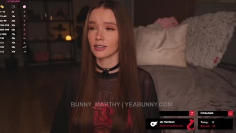 Snapshot of bunny_marthy chatting on October 4, 3:54 pm Maddie Next stream online show from October 4, 3:54 pm
