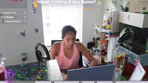 Snapshot of bunnycheekz chatting on December 5, 5:28 pm Tokki  bunny  online show from December 5, 5:28 pm