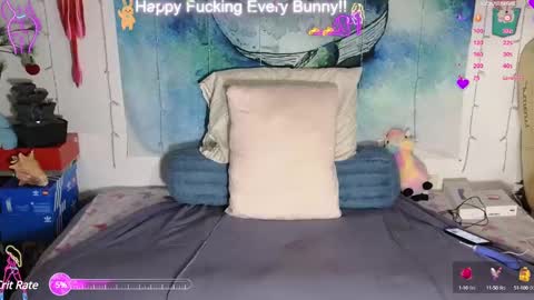 Snapshot of bunnycheekz chatting on February 11, 3:18 am Tokki  bunny  online show from February 11, 3:18 am