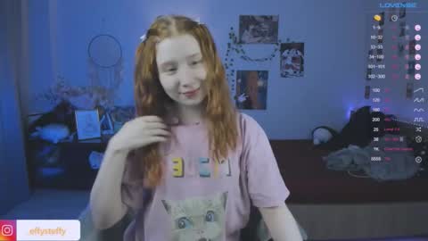 Snapshot of callmeeffy chatting on December 22, 5:54 pm Effyblonde follow my telegram channel for more content3 online show from December 22, 5:54 pm