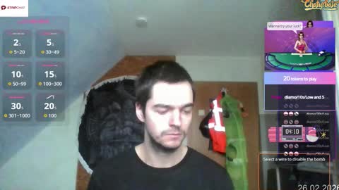 Snapshot of chrisjung301160 chatting on February 26, 7:40 am chrisjung301160 online show from February 26, 7:40 am