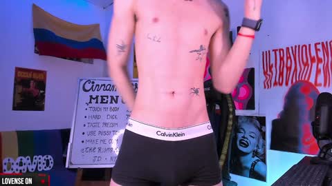 Snapshot of cinnamon_boyxxx chatting on December 29, 8:00 am David     Independent Model online show from December 29, 8:00 am