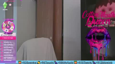 Snapshot of cottonmoufqueen chatting on June 25, 5:12 am cottonmoufqueen online show from June 25, 5:12 am