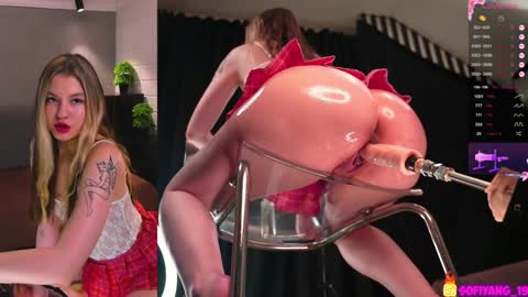 Snapshot of creamybabyy chatting on January 13, 5:55 am Hiya We are Any Kim Sofi and Nika Enjoy online show from January 13, 5:55 am