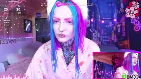 Snapshot of cybernekko chatting on May 21, 5:47 am Neko online show from May 21, 5:47 am