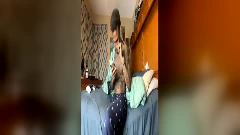 Snapshot of daddyjanimal chatting on June 13, 3:37 am sexy tatted king bbc online show from June 13, 3:37 am